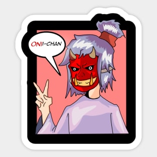 ONI chan Sticker